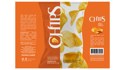 Flavor Trio Potato Chips: Salt, Cheese, & Ketchup