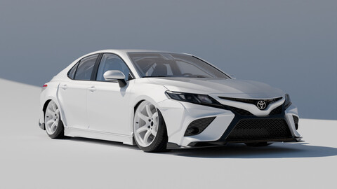 Toyota Camry Slammed 3D Model