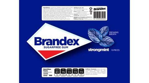 Brandex Gum – Pop and Play Packaging Design (EPS File)