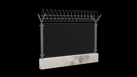 New High Security Razor Barbed Wire Fence