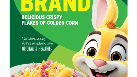 Jungle Crunch: Animal Adventure Cereal Packaging