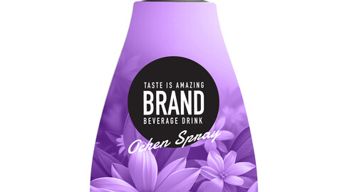 Brandex Air Freshener – Fresh and Invigorating Packaging Design (EPS File)