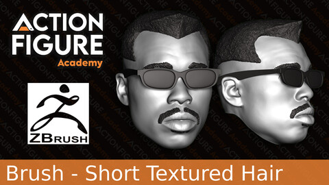 Brush - Short Textured Hair for Zbrush