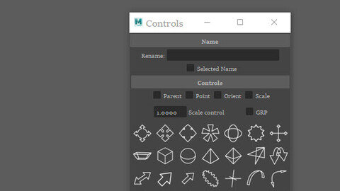 Maya Script Created_controls