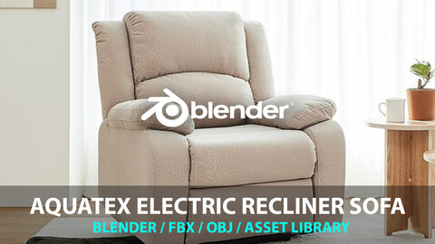 Aquatex Electric Recliner Sofa