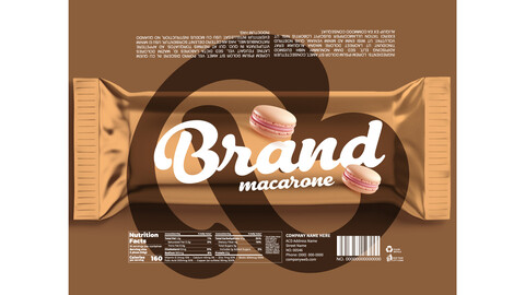 Brandex Macaron Packaging – Elegant and Delightful Design (EPS File)