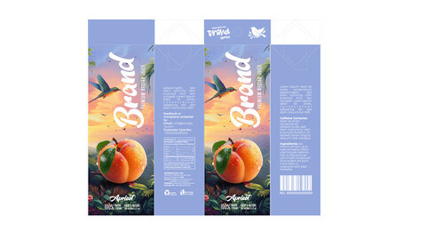 Brandex Juice Packaging – Colorful and Vibrant Design (EPS File)