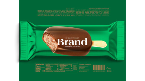 Brandex Ice Cream Bars – Fun and Playful Packaging Design (EPS File)