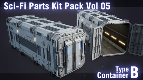 Sci-Fi Container Type B -PBR