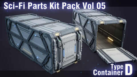 Sci-Fi Container Type D -PBR