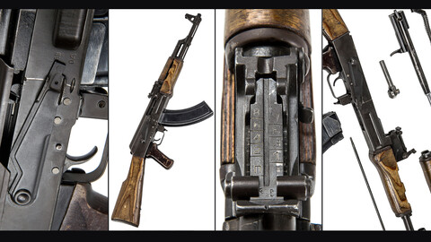 AK-47 Assault Rifle: 30 High-Res Photos | Weapon Reference Pack