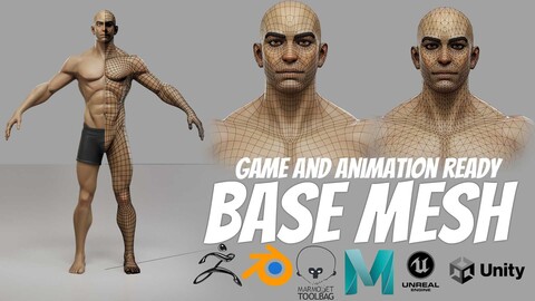 GAME AND ANIMATION READY BASE MESH