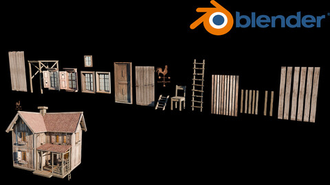 Modular Wooden House Kit