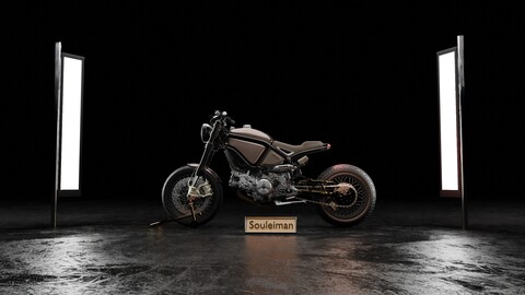 Custom Master Motorcycle 3D model