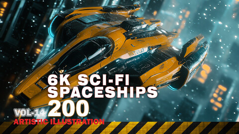 200 6K SCI-FI SPACESHIP - VOL 14