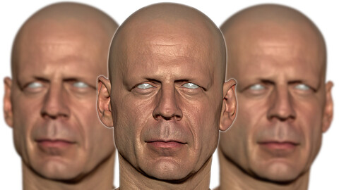 Bruce Willis - Likeness sculpt