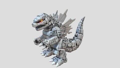 Gundam - Mecha Godzilla - Gray Model Color