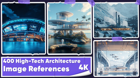 400 High_Tech Architecture Image References - Vol 01