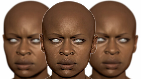 Danai Gurira - Likeness sculpt