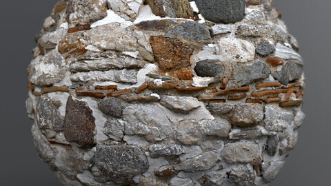 Wall, stone 05132 – PBR Material GamesTextures.com