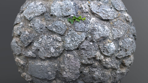 Wall, stone 08048 – PBR Material GamesTextures.com