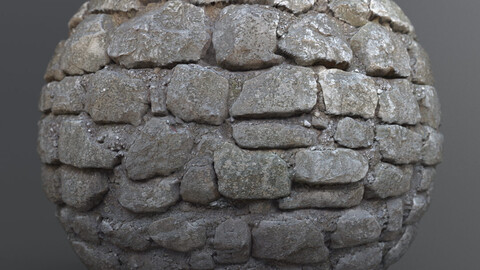 Wall, stone 08529 – PBR Material GamesTextures.com