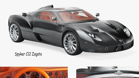 Spyker C12 Zagato | 3D Model