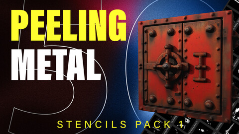 50 Peeling Metal Paint Pack 1