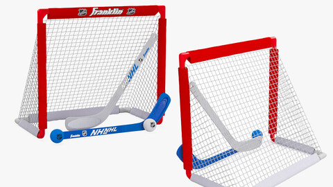 Franklin Sports NHL Kids Mini Hockey Set | 3D Model