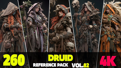 260 4K Druid Reference Pack Vol.02