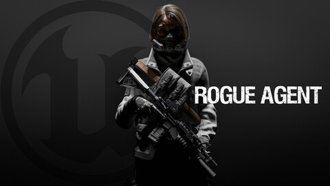 Unreal Engine Division Style Template - Rigged Character (Rogue Agent)