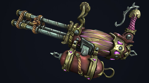 Fantasy pirate minigun