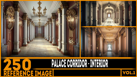 250 ART - Palace Corridor Interior - Reference 6K Package vol.1