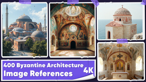 400 Byzantine Architecture Image References - Vol 01