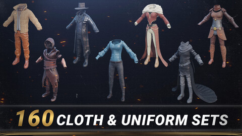 160 Male/Female Clothes Sets