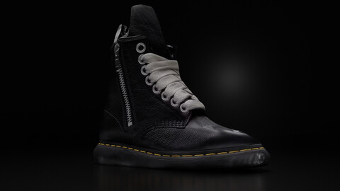 Dr. Martens 1460 Quad Leather Platform Boot Rick Owens