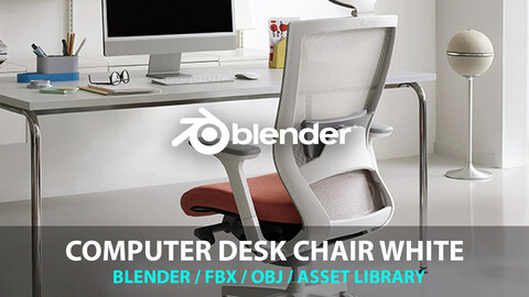 Computer Desk Chair White