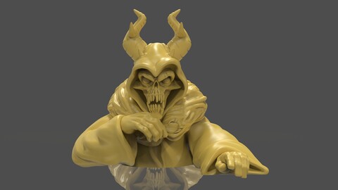 Horned King Bust Sculpt