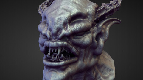 HEAD46 high poly sculpt