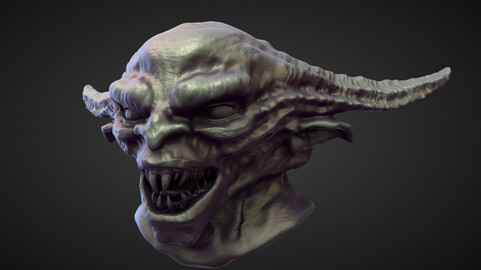 HEAD53 high poly sculpt