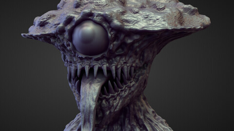 HEAD54 high poly sculpt