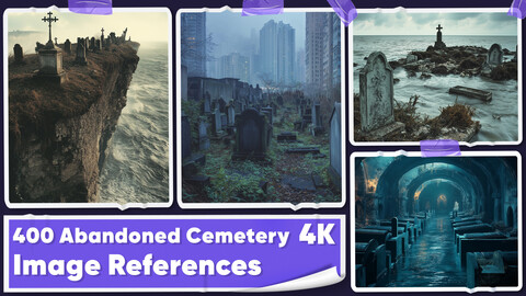 400 Abandoned Cemetery Image References - Vol 01