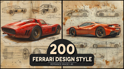 Ferrari Design Style 4K Reference/Concept Images