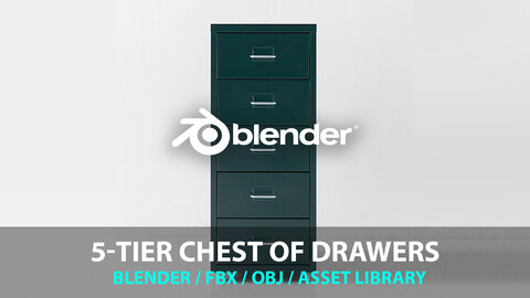 5-tier chest of drawers