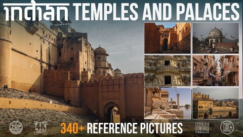 340+ Indian Temples and Palaces Reference Pictures