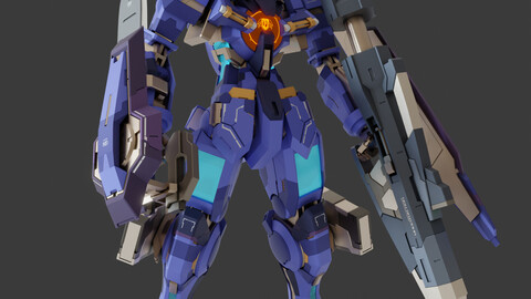 Gundam Astrea Type F Graham Ver - Rigged