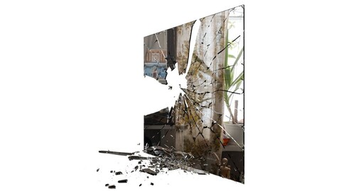 Broken Windows and Mirrors Glass 3D Models