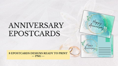 FibeiDigiCards_ePostcard - Title: Anniversary Design 4