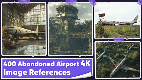 400 Abandoned Airport Image References - Vol 01