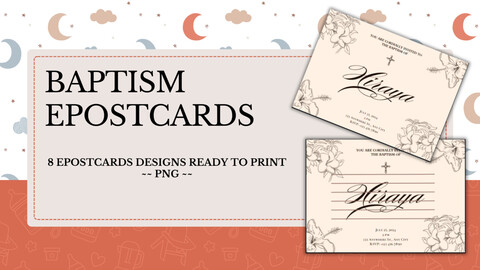 FibeiDigiCards_ePostcard - Title: Baptism Design 2